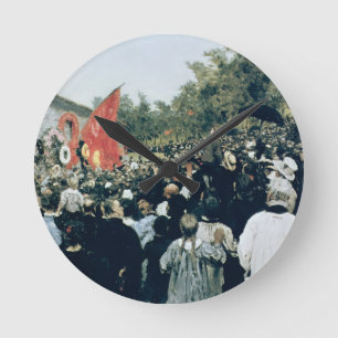 Relógio Redondo Encontrando-se no DES Federes - Pere Lachaise da