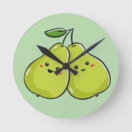 Relógio Redondo Enfermeiro Gêmeo Adorável