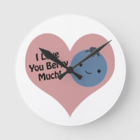 Engraçado Eu Te Amo Muito Bonito Kawaii Blueberry
