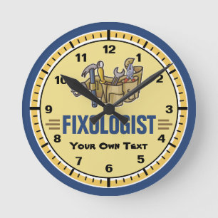Relógio Redondo Engraçado Personalizar o Homem de Ti