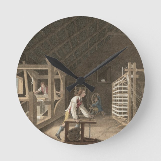 Relógio Redondo Enrolamento, entortando com um moinho de (Frente)