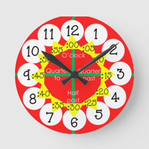 Relógio Redondo Ensino 