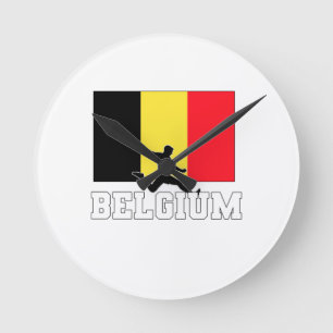 Relógio Redondo Equipe Nacional de Futebol da Bélgica