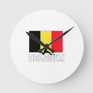Relógio Redondo Equipe Nacional de Futebol da Bélgica
