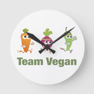 Relógio Redondo Equipe Vegan