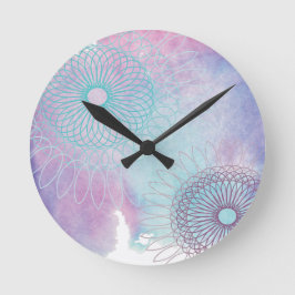 Relógio Redondo Espirais