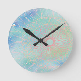 Relógio Redondo Espiral