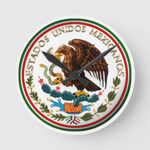 Relógio Redondo Estados Unidos Mexicanos
