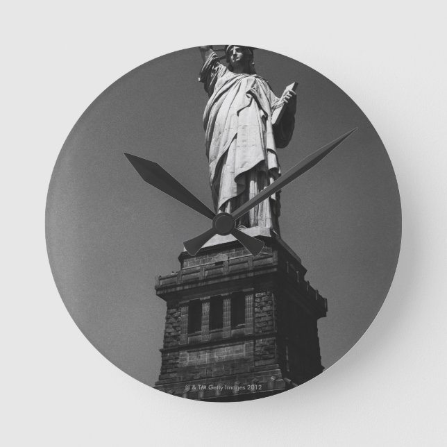 Relógio Redondo Estátua da liberdade (Frente)
