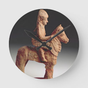 Relógio Redondo Estatueta de um cavaleiro armado, Byblos, 8o-6o ce