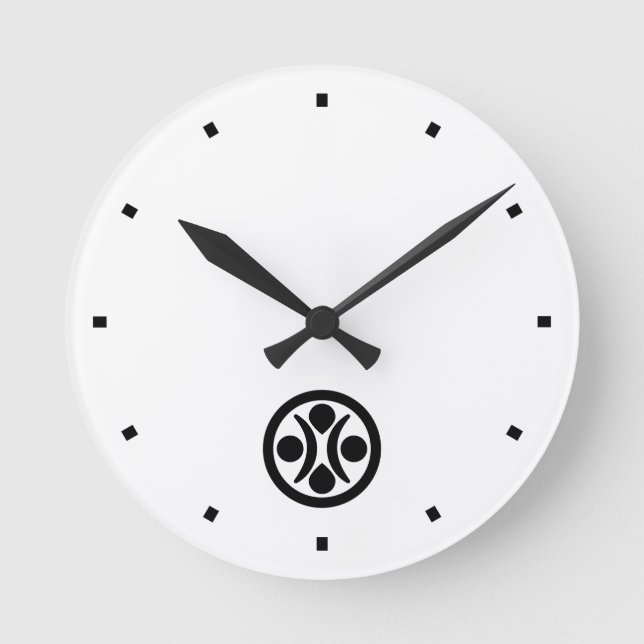 Relógio Redondo Estrelas da lua (Frente)