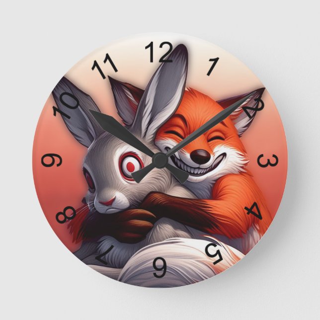 Relógio Redondo Eu Amo Seu Amigo! (Frente)