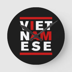 RELÓGIO REDONDO EU SOU VIETNAMIANO
