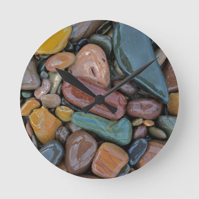 Relógio Redondo EUA, Montana, Clark Fork River, Stones (Frente)