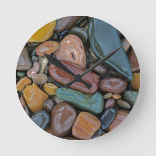 Relógio Redondo EUA, Montana, Clark Fork River, Stones