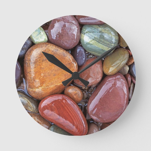 Relógio Redondo EUA, Montana, Clark Fork River, Stones 2 (Frente)