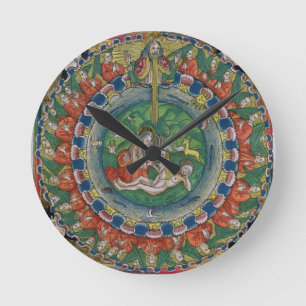 Relógio Redondo Fac-simile a cópia da véspera criada deus do 2:2