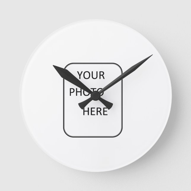 Relógio Redondo Faça seu de um pulso de disparo amável (Frente)