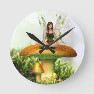 Relógio Redondo Fada De Toadstool