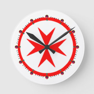 Relógio Redondo Faixa do Marinho Toscany Medici