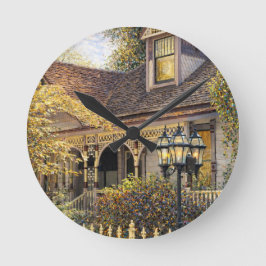 Relógio Redondo Fantasy Victorian Gingerbread I