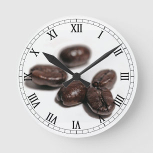 Relógio Redondo Feijões de café