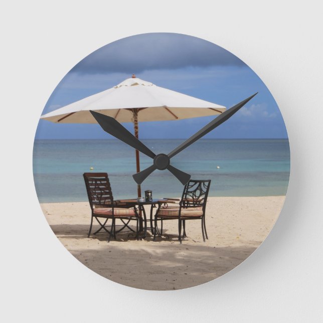 Relógio Redondo Feliz Para Fora (Frente)