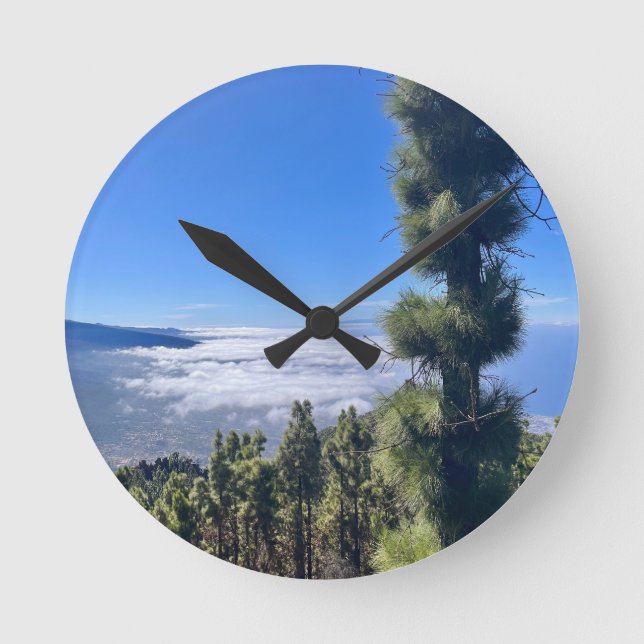 Relógio Redondo Feliz Tenerife. (Frente)