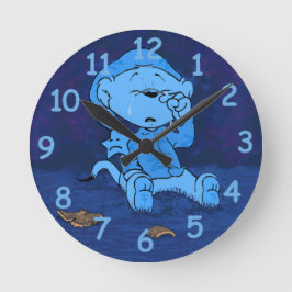 Relógio Redondo Ferald Sentindo Azul