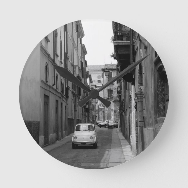 Relógio Redondo Fiat Cinquecento em Verona (Frente)