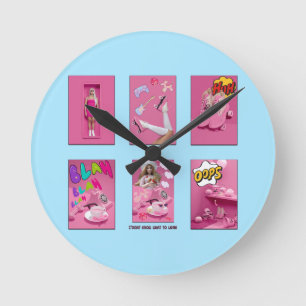 Relógio Redondo Filme de Mikitiez premier princesa boneca T-Shirt