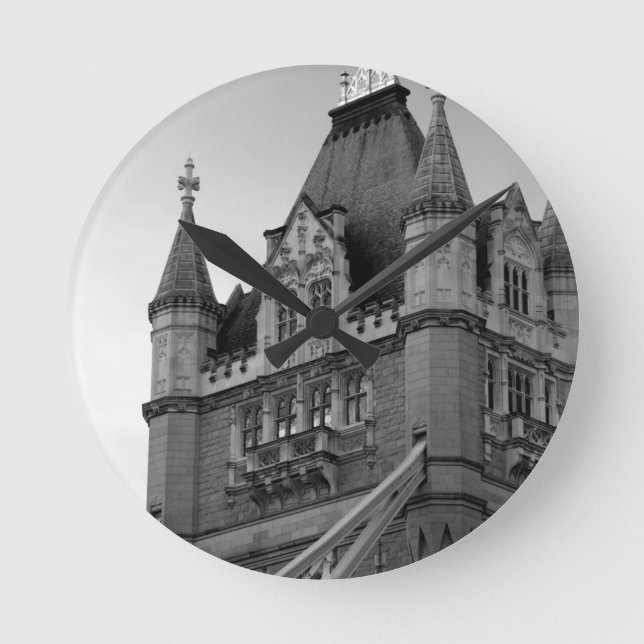 Relógio Redondo Fim-acima da ponte da torre de Londres (Frente)