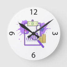 Financial Analysis Report Money Magnifying Glass