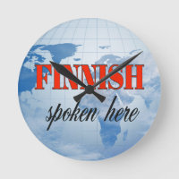 Finlandês falado aqui terra nublada
