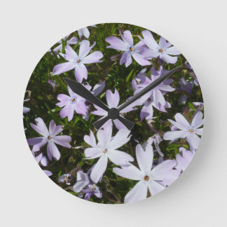Relógio Redondo Flor do Phlox