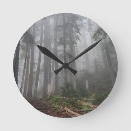 Relógio Redondo Floresta Natureza