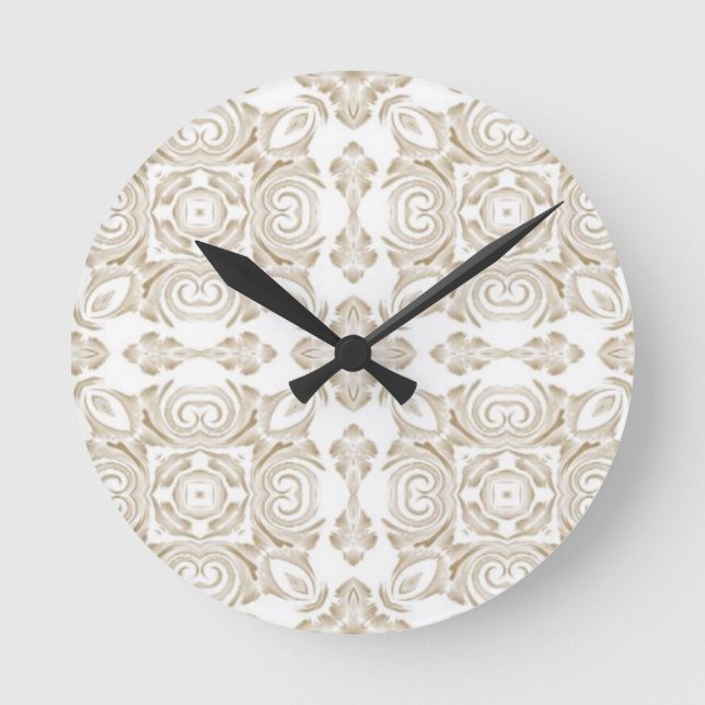 Relógio Redondo Flórida antiqubeige (Frente)