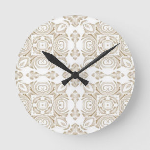 Relógio Redondo Flórida antiqubeige