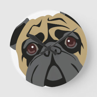 Relógio Redondo Fofinho Pug