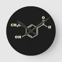 Fórmula Química Molecular Vanilla Vanillin