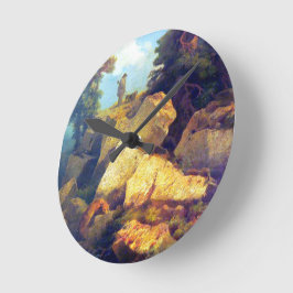 Relógio Redondo Fox Hunt Josef Navrátil Após 1850