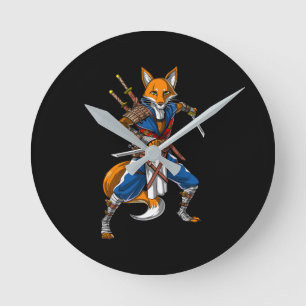 Relógio Redondo Fox Ninja Samurai