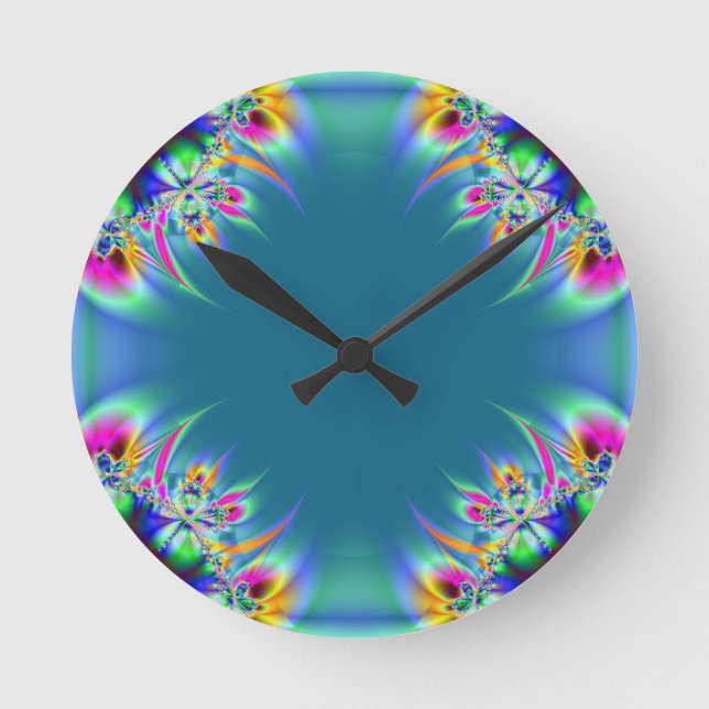 Relógio Redondo Fractal 124 (Frente)