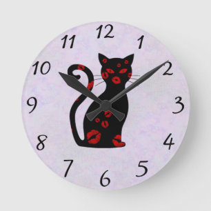 Relógio Redondo Francês: Bonne Soiree Round Clock