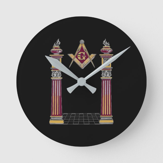 Relógio Redondo Free Mason (Frente)