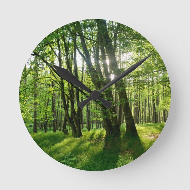 Relógio Redondo Frühlingswald (Frente)