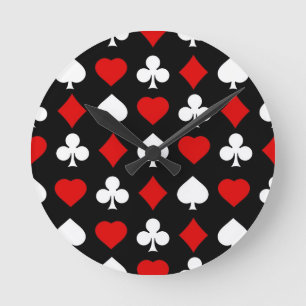 Relógio Redondo Fundo com ternos