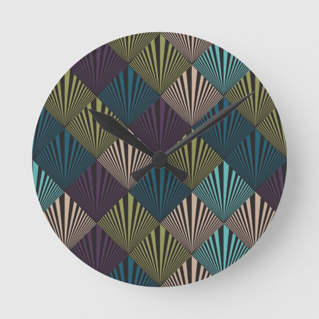 Relógio Redondo fundo pop (Frente)