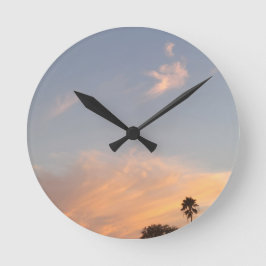 RELÓGIO REDONDO FUSÃO DE NUVEM