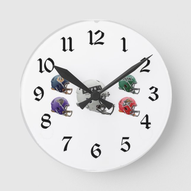 Relógio Redondo Futebol MLFB (Frente)